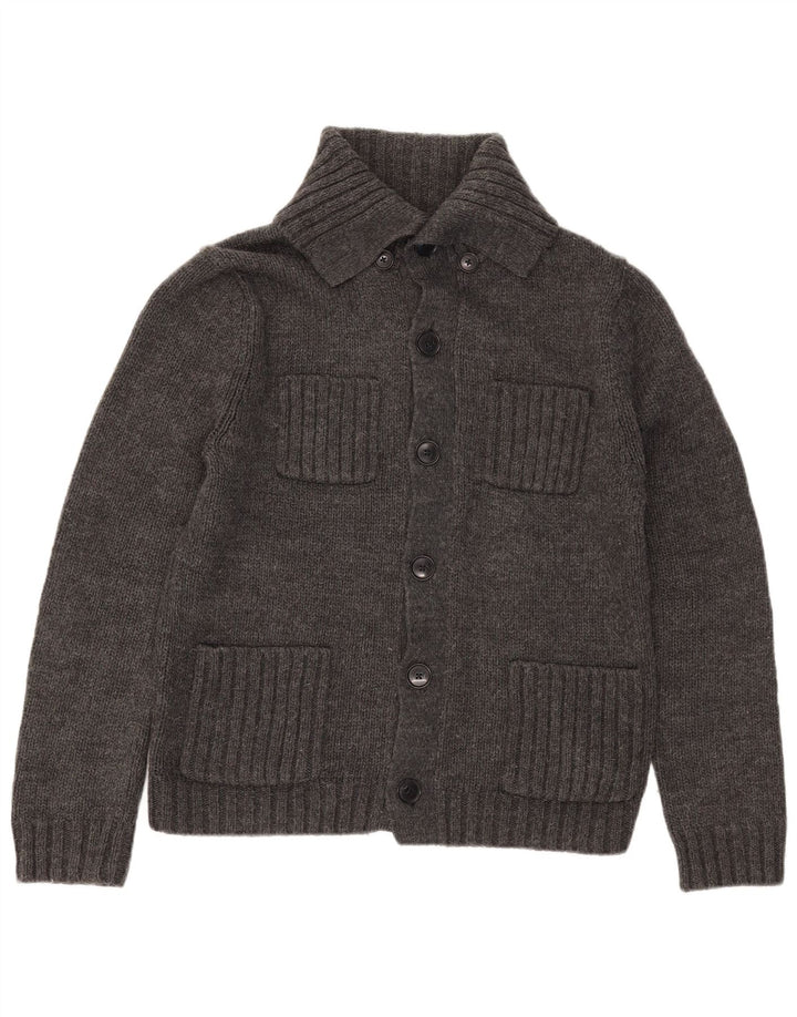 Suéter tipo cárdigan para hombre Gap Acrílico gris medio