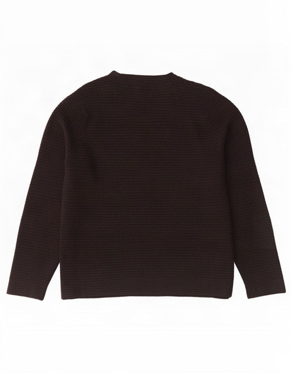 Marks & Spencer Womens Boat Neck Jumper Sweater UK 18 XL Black Viscose