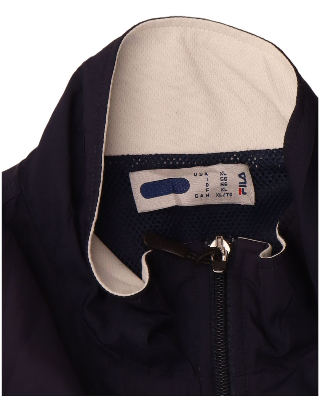 Fila Hombre Chándal Top Jacket XL Azul Marino Colorblock Poliéster