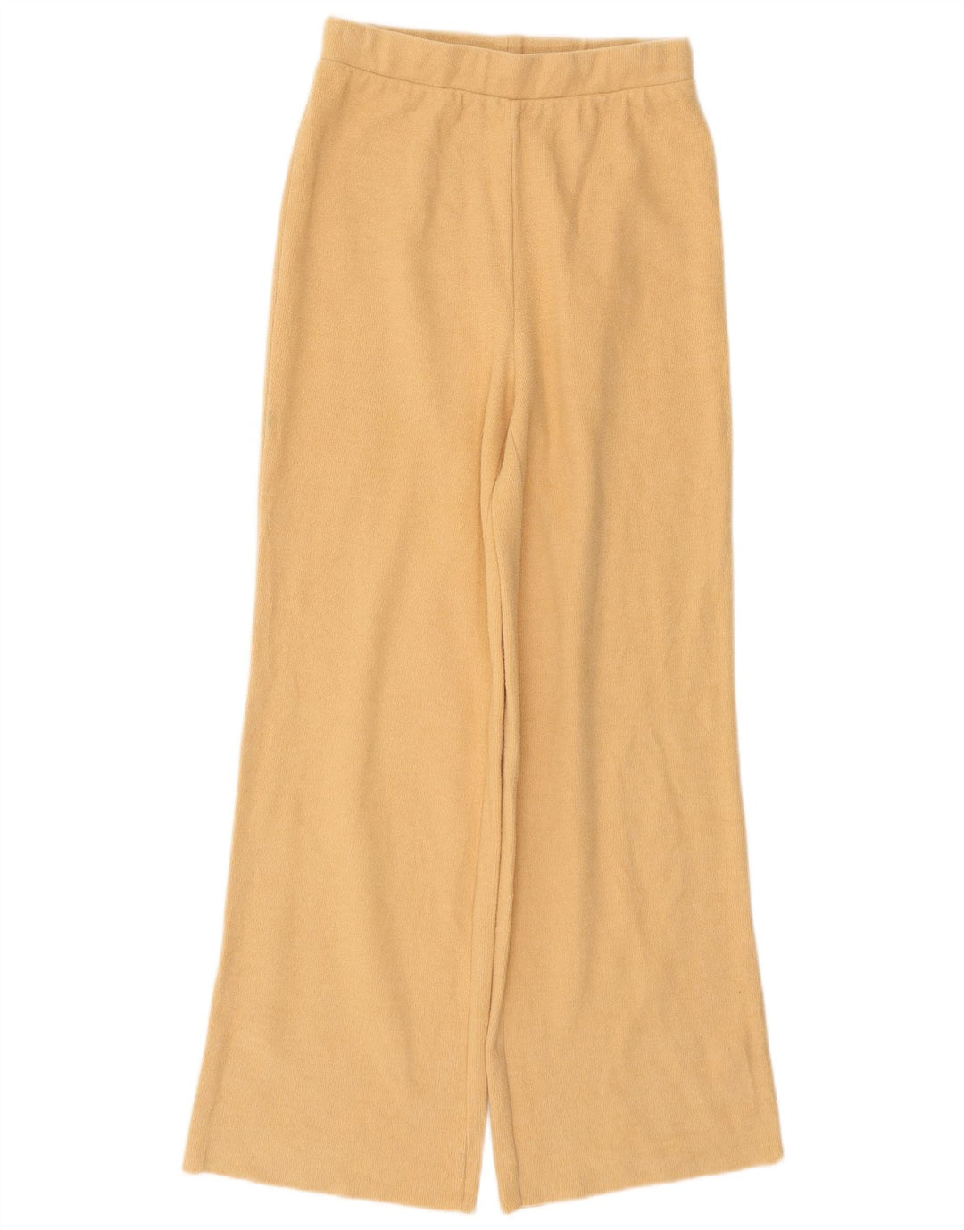 ZARA Mujer Pantalón Chándal UK 8 Small Beige