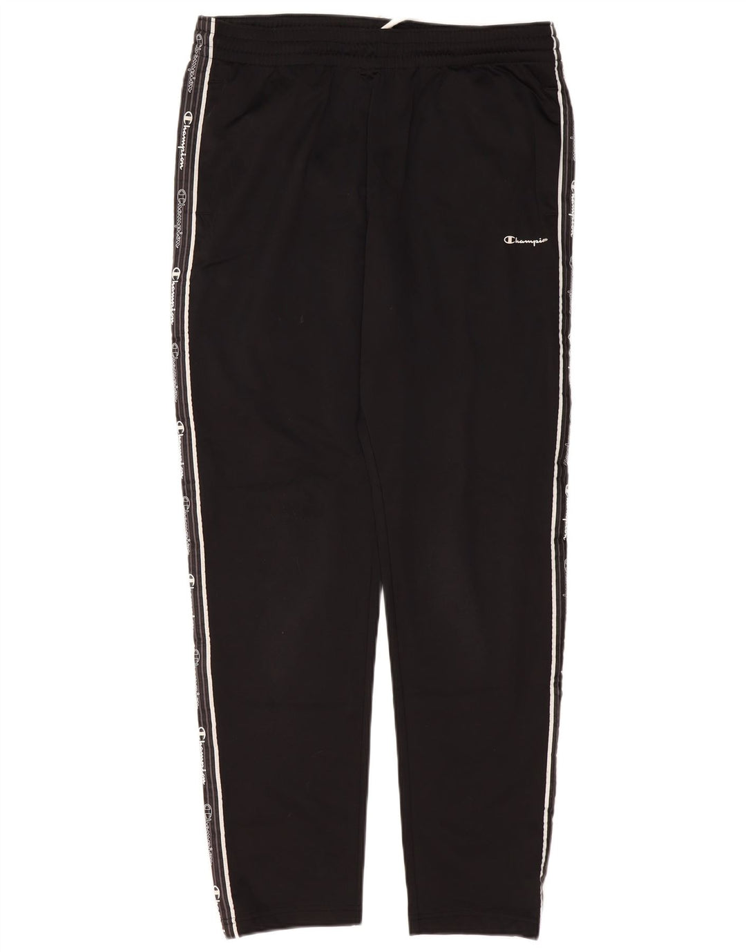 Champion Pantalones De Chándal Gráfico Hombre XL Poliéster Negro