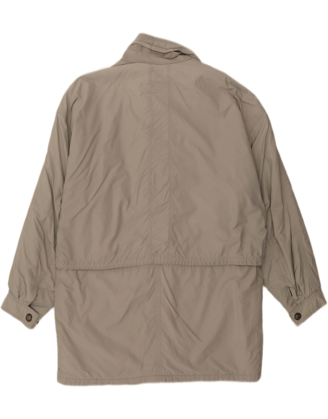 BUGATTI Abrigo cortavientos Gore-Tex para hombre IT 50 Large Gris Algodón