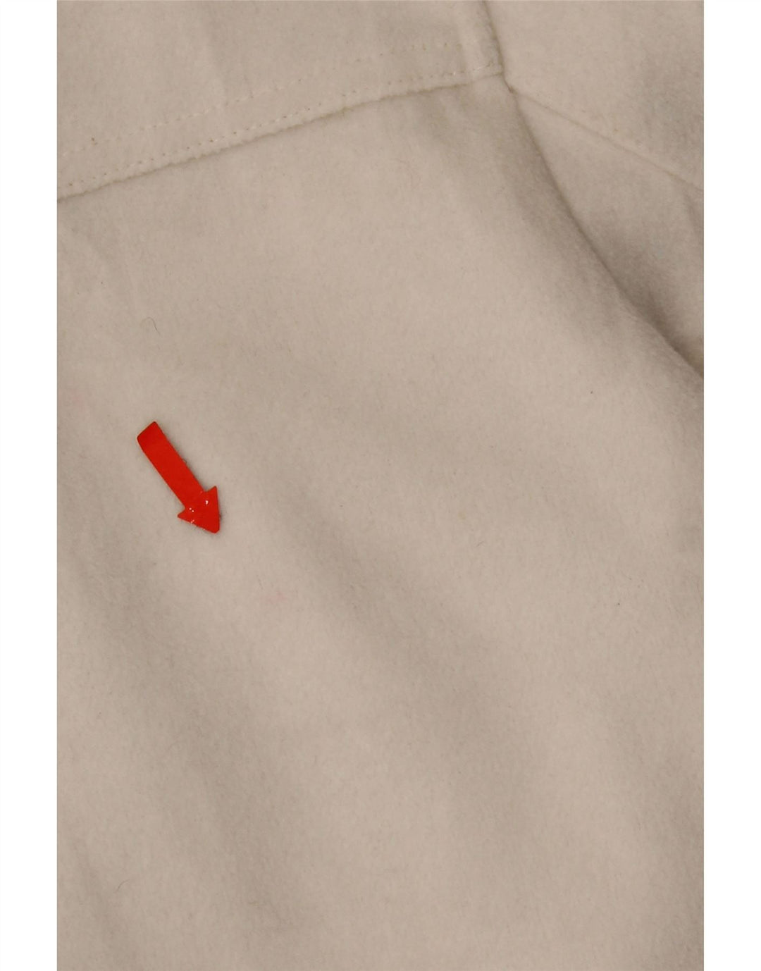 Zara Mujer Chaqueta Corta De 4 Botones UK 10 Small Poliéster Blanco