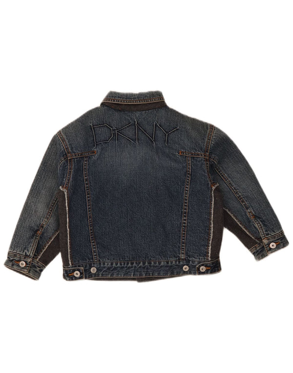 Dkny Chaqueta vaquera estampada para niño 5-6 años Algodón azul