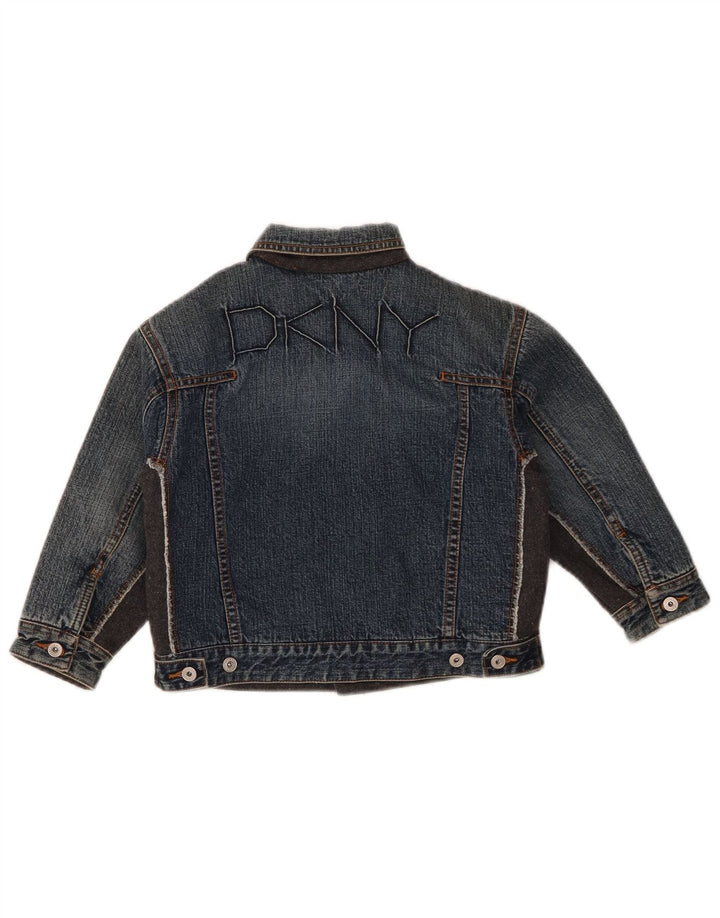 Dkny Chaqueta vaquera estampada para niño 5-6 años Algodón azul