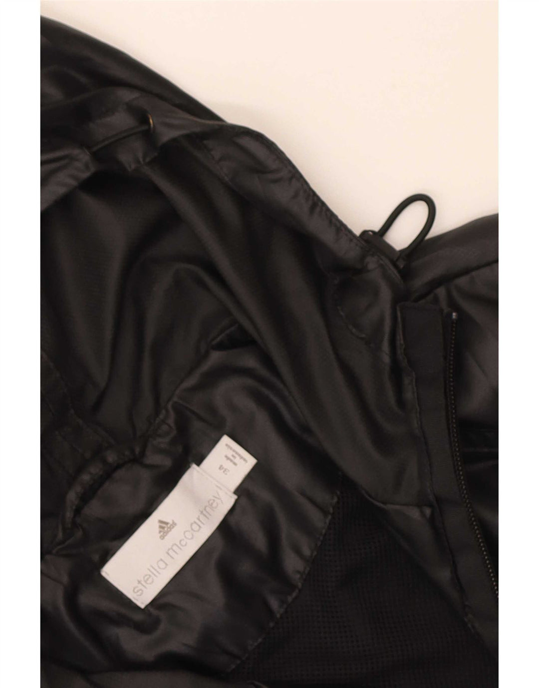 Adidas Chaqueta impermeable con capucha para mujer EU 34 Small Black
