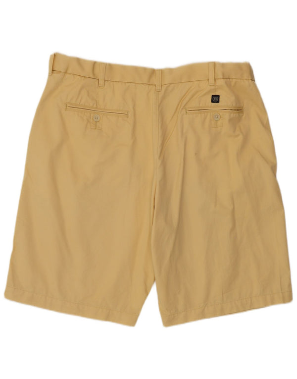 Marks & Spencer Pantalones cortos chinos para hombre W36 Algodón amarillo grande
