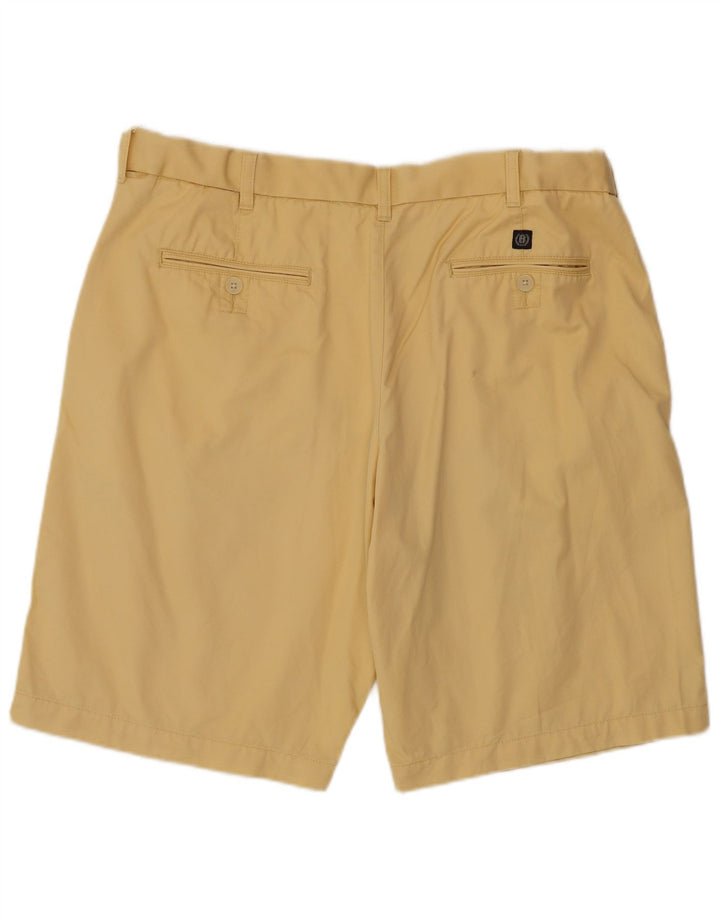 Marks & Spencer Pantalones cortos chinos para hombre W36 Algodón amarillo grande