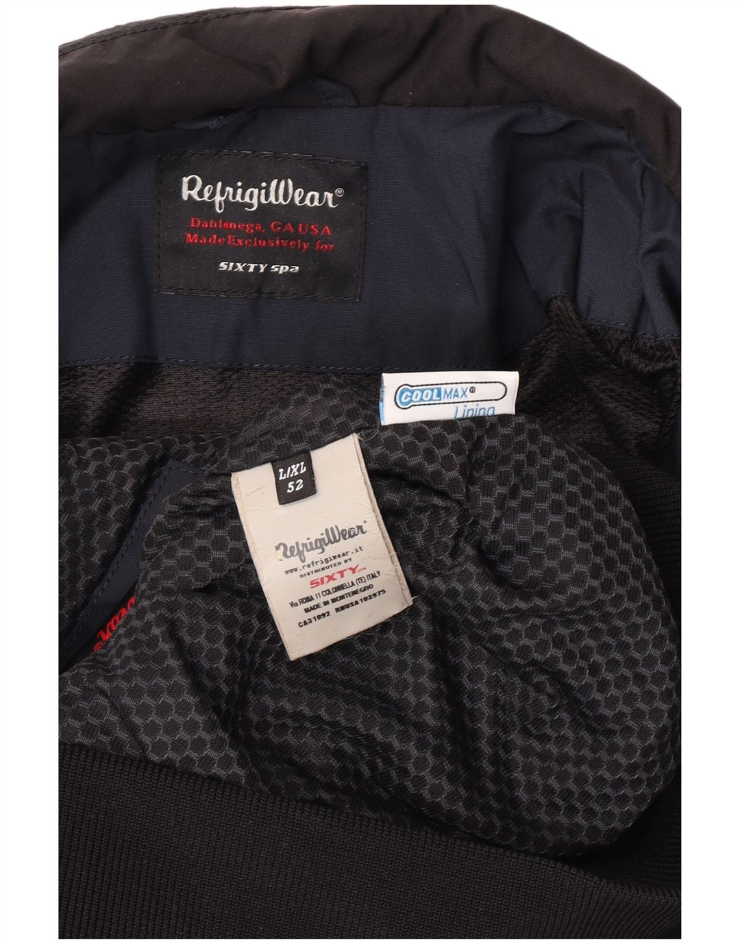 Refrigiwear Chaqueta bomber para hombre UK 40 Large Poliamida azul marino