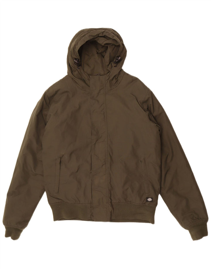 Dickies Chaqueta bomber con capucha para hombre UK 36 Small Caqui Poliamida