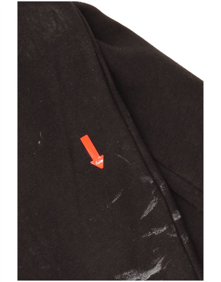 Champion Sudadera Con Estampado Gráfico Jumper De Algodón Negro Mediano