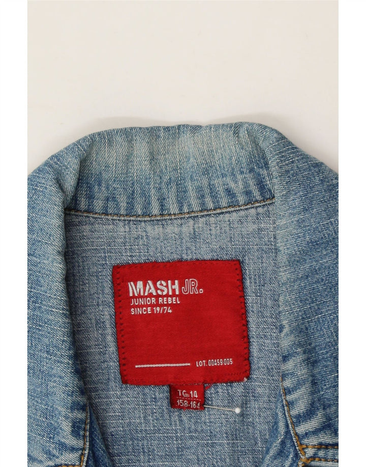 MASH Boys Denim Jacket 13-14 Years Blue Cotton Vintage Mash and Second-Hand Mash from Messina Hembry 