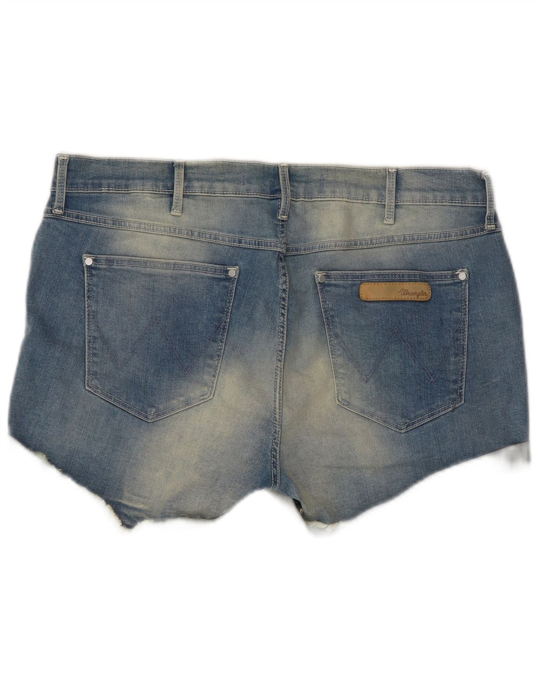 Pantalones cortos vaqueros Wrangler para mujer W32 Algodón azul grande