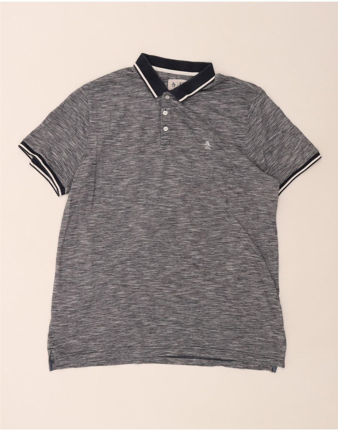 PENGUIN Polo Hombre XL Algodón Moteado Gris