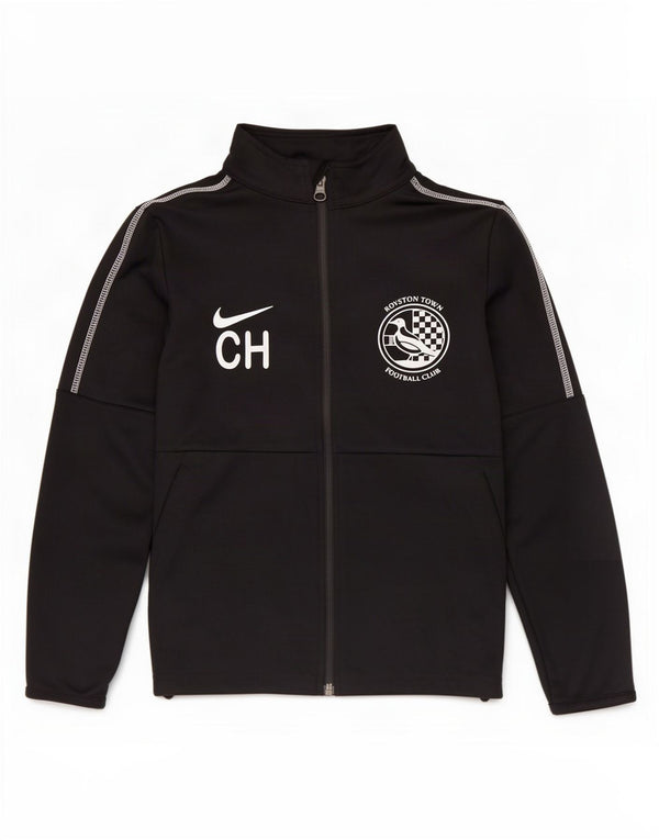 Nike Niños Royston Town F.C. Chaqueta superior de chándal 10-11 años Mediana Negro