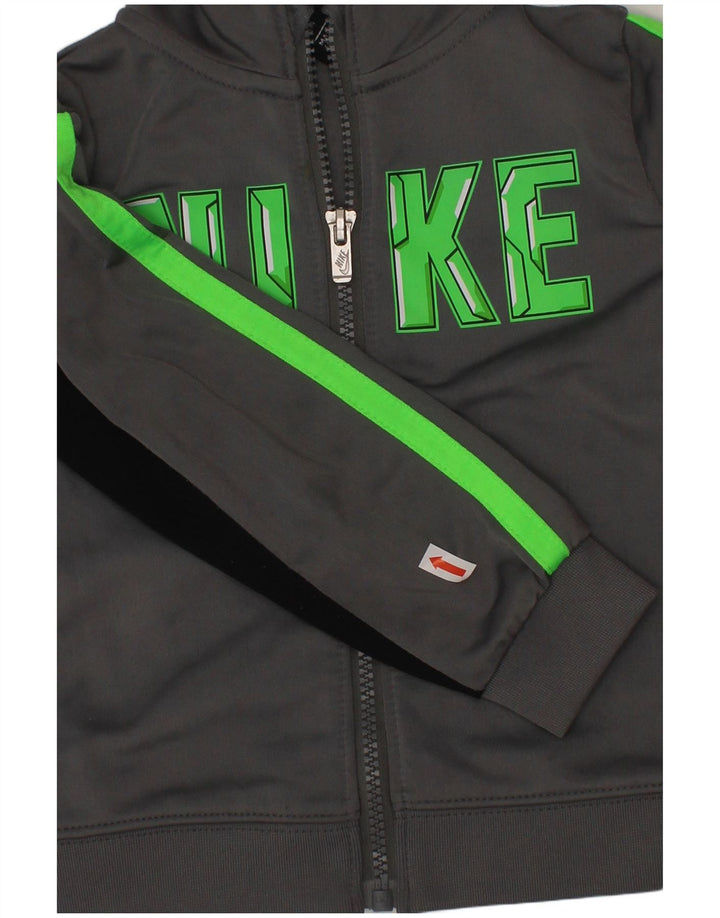 NIKE - Chaqueta de chándal gráfica para bebés (18-24 meses), color gris