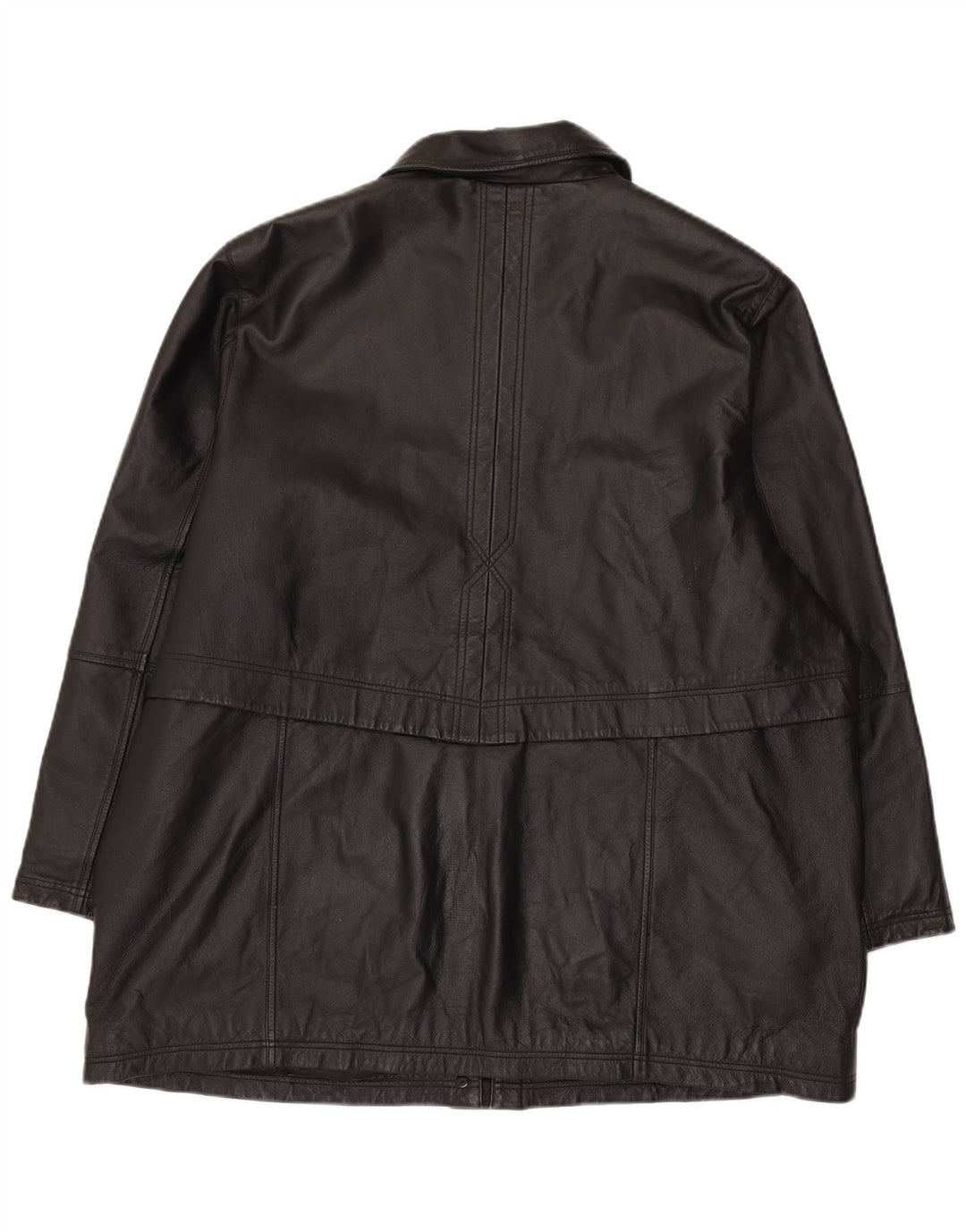 Canda Chaqueta de cuero para hombre IT 52 XL Cuero negro