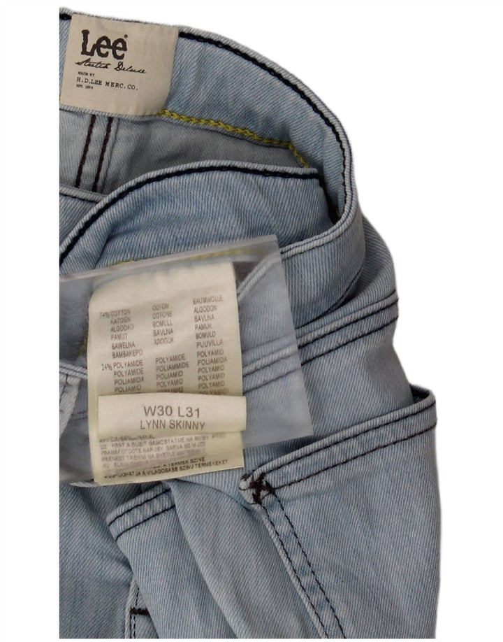 LEE Vaqueros pitillo Lynn para mujer W30 L31 Algodón azul