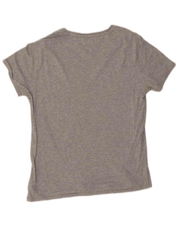 Tommy Hilfiger Camiseta Regular Fit para Hombre Top XL Algodón Gris