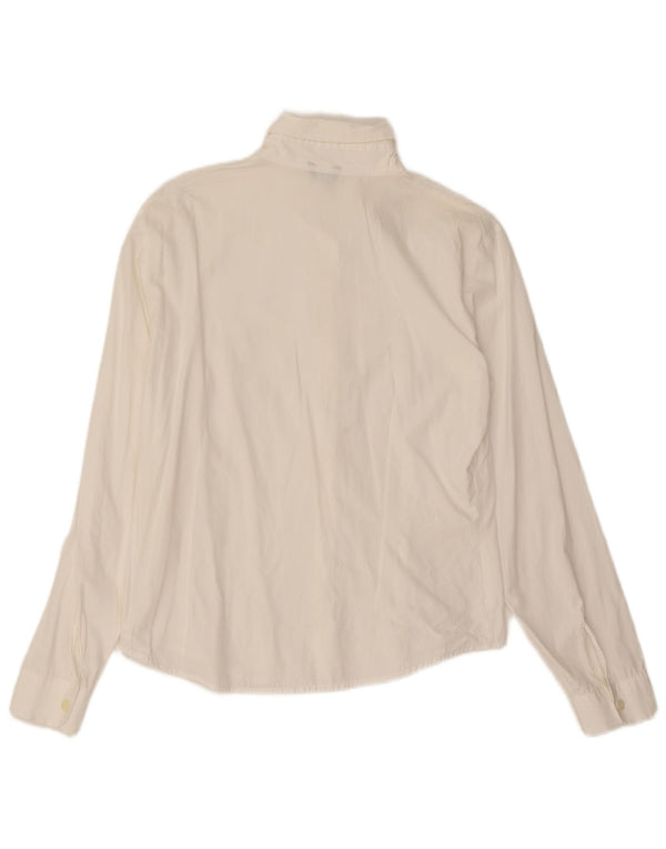 Camisa Benetton Mujer ES 46 Grande Blanco