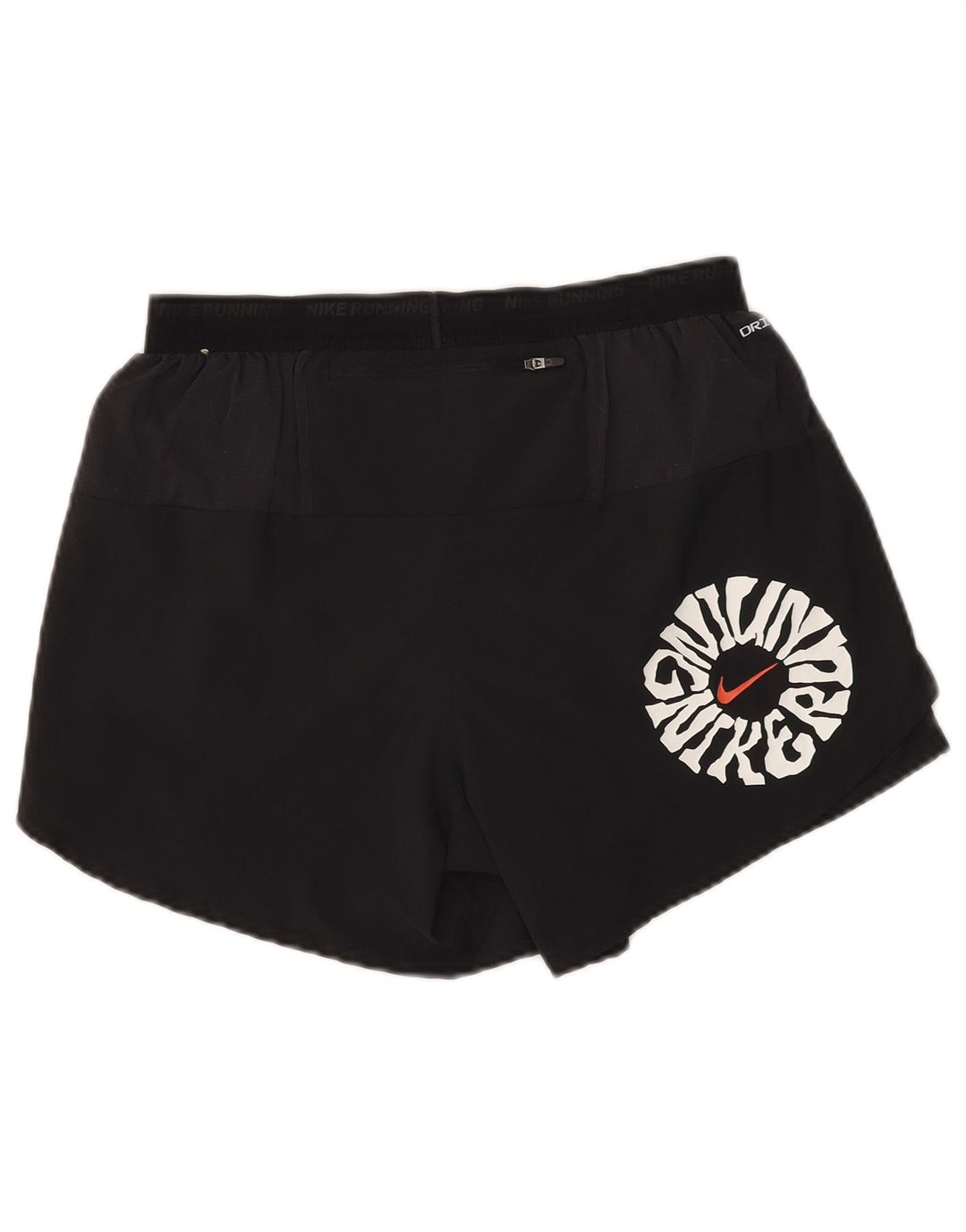Nike Dri Fit Graphic - Pantalones cortos deportivos para mujer, talla M, poliéster negro