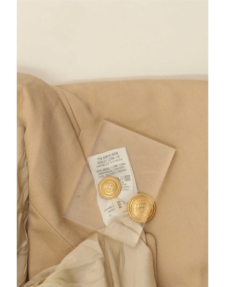 Marks & Spencer Chaqueta St. Michael Blazer para Mujer UK 40 XL Beige