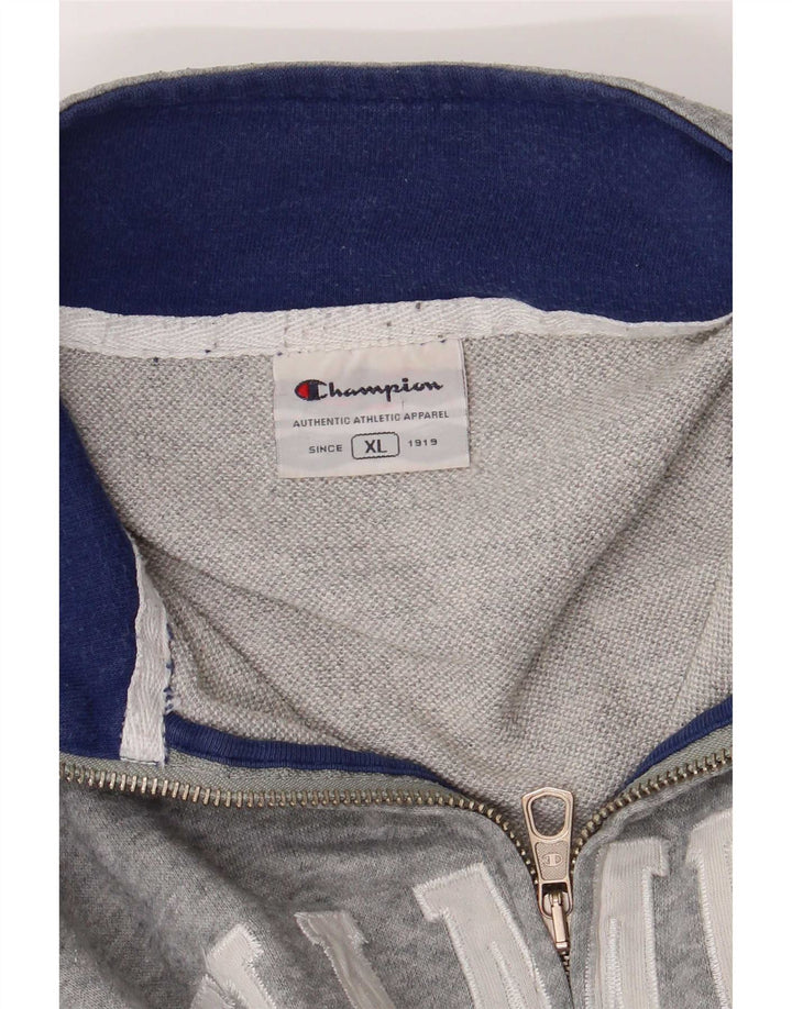 Champion Chaqueta de chándal gráfica para hombre XL Gris