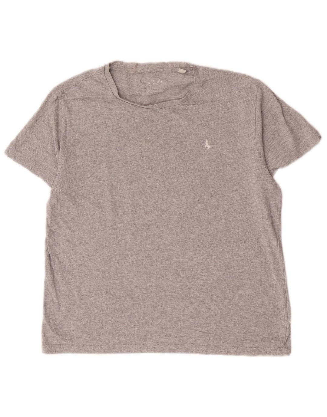 Jack Wills Camiseta extragrande para mujer Top UK 10 Small Grey Cotton