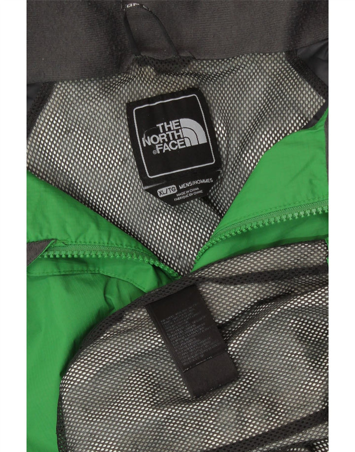 THE NORTH FACE Chaqueta impermeable con capucha para hombre UK 42 XL Nylon verde