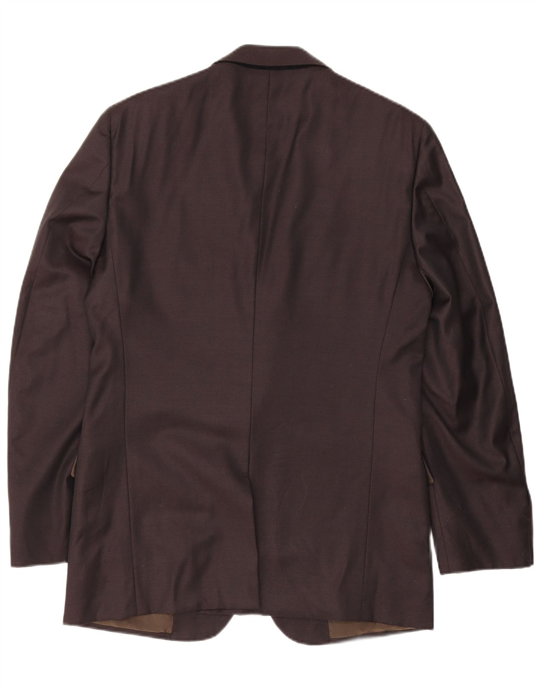 Calvin Klein Chaqueta tipo blazer con 2 botones para hombre, talla grande, lana nueva color burdeos