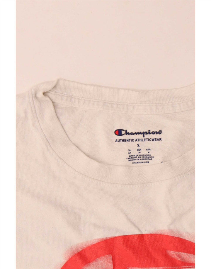 Champion Camiseta Gráfica para Hombre Top Pequeño Blanco