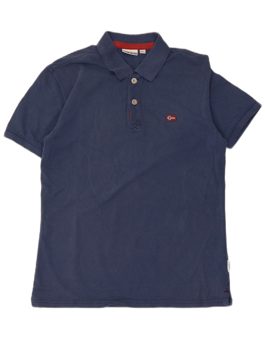 NAPAPIJRI Polo para hombre pequeño azul marino