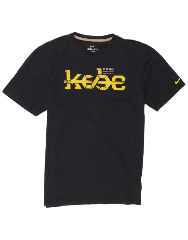 Nike Dri Fit Graphic Camiseta para hombre, talla grande, algodón azul marino