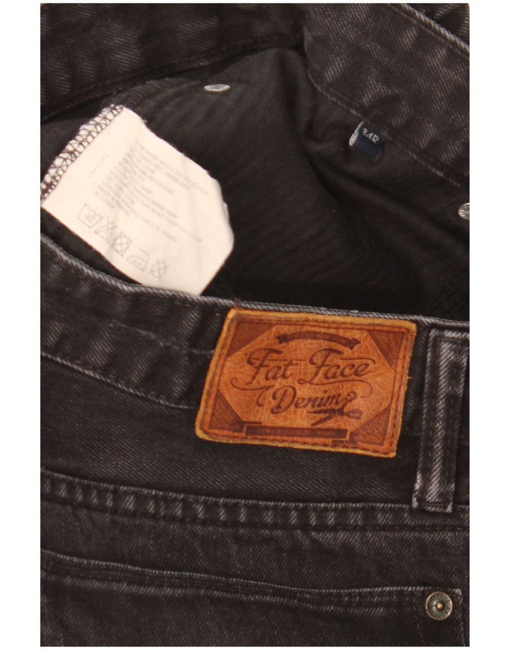 Vaqueros ajustados para mujer Fat Face W34 L31 Algodón negro