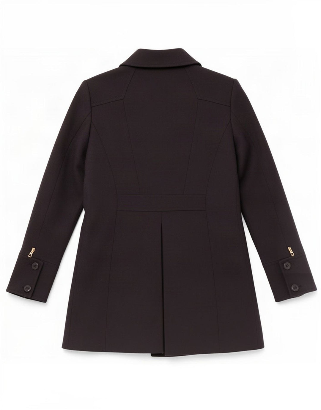 Abrigo cruzado para mujer Reiss UK 44 Poliéster azul marino mediano