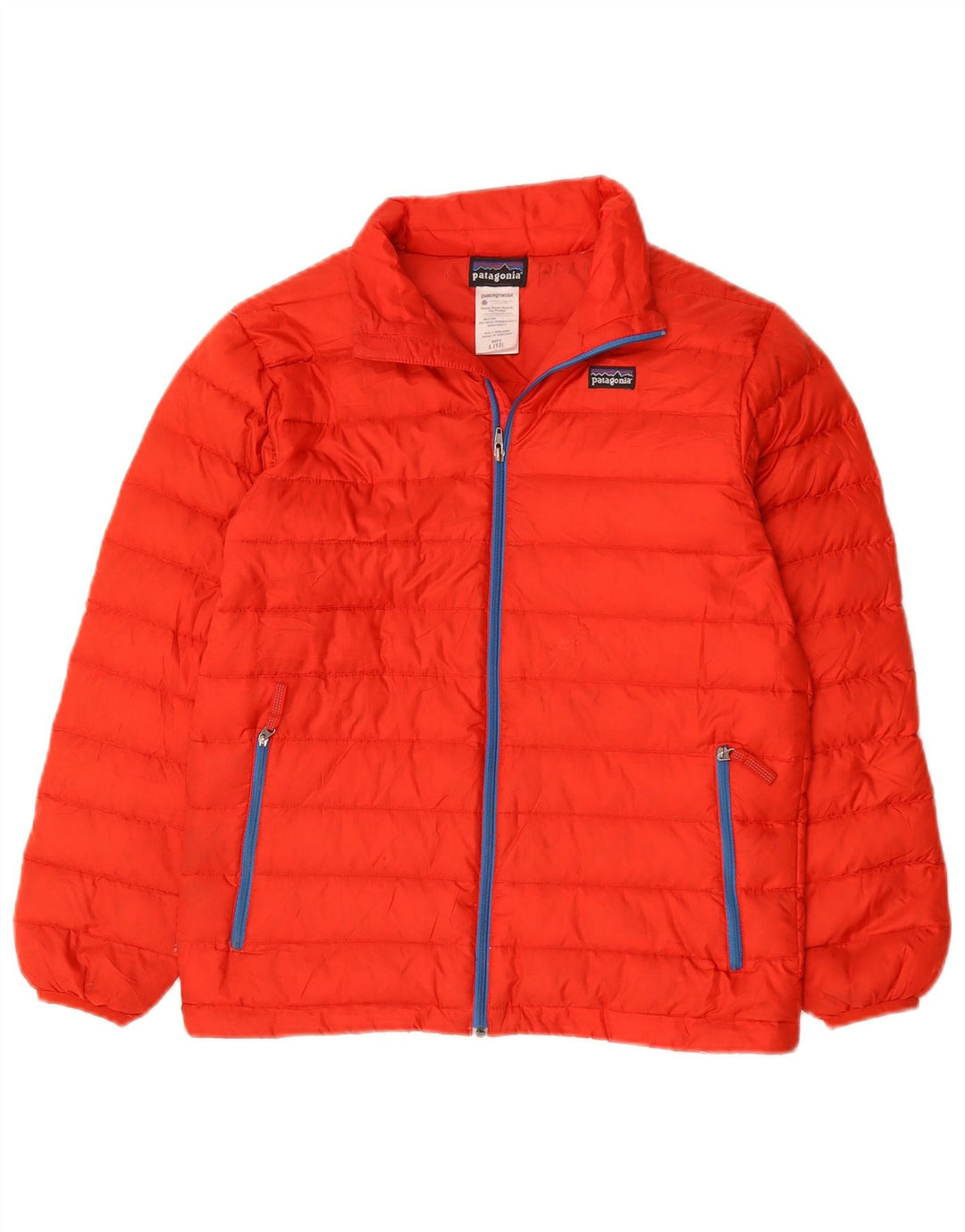 Patagonia Chaqueta acolchada para niño 11-12 años Grande Poliéster rojo