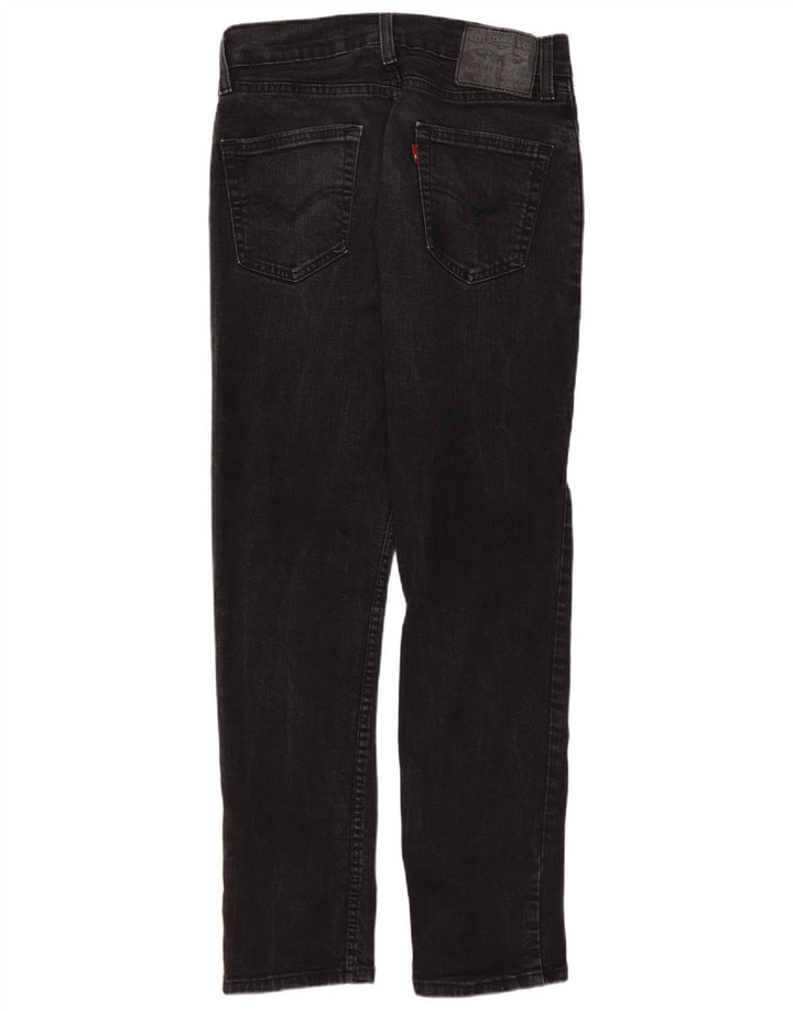 Levi's Hombre 511 Slim Jeans W28 L30 Algodón Negro