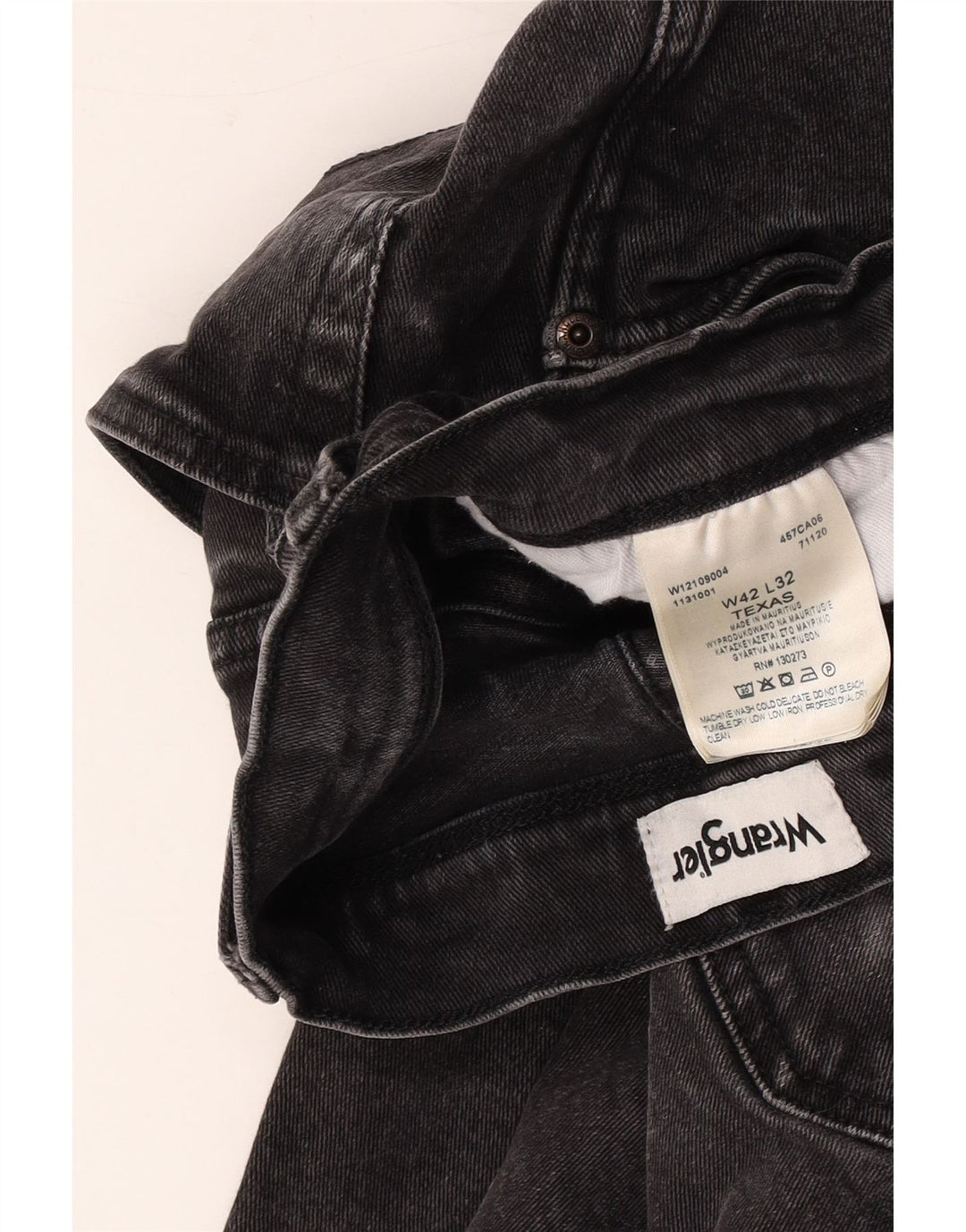 Wrangler Vaqueros rectos Texas para hombre W42 L32 Algodón gris