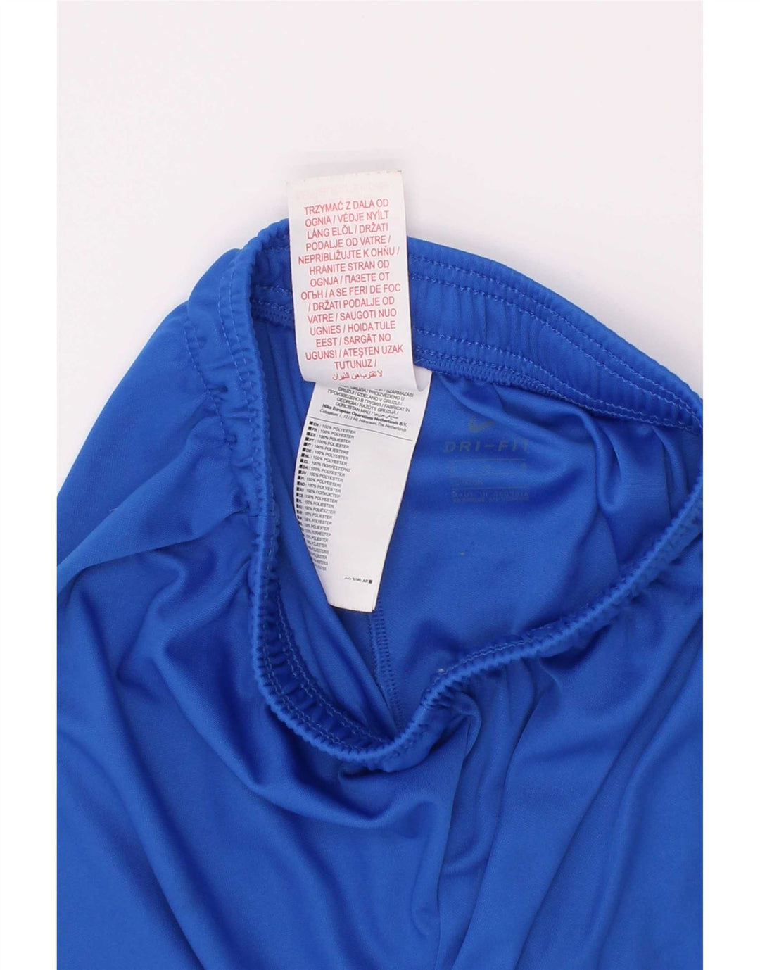 Nike Pantalones cortos deportivos Dri Fit para niños 10-11 años Poliéster azul medio