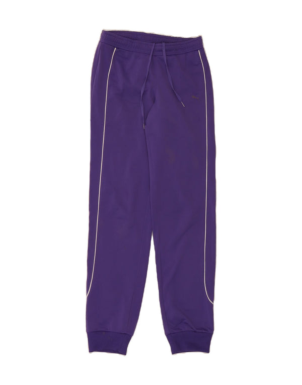 PUMA Pantalones de chándal para mujer Joggers UK 10 Small Purple