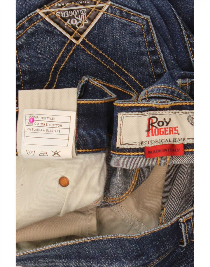 Roy Rogers Vaqueros ajustados para hombre W34 L32 Algodón azul