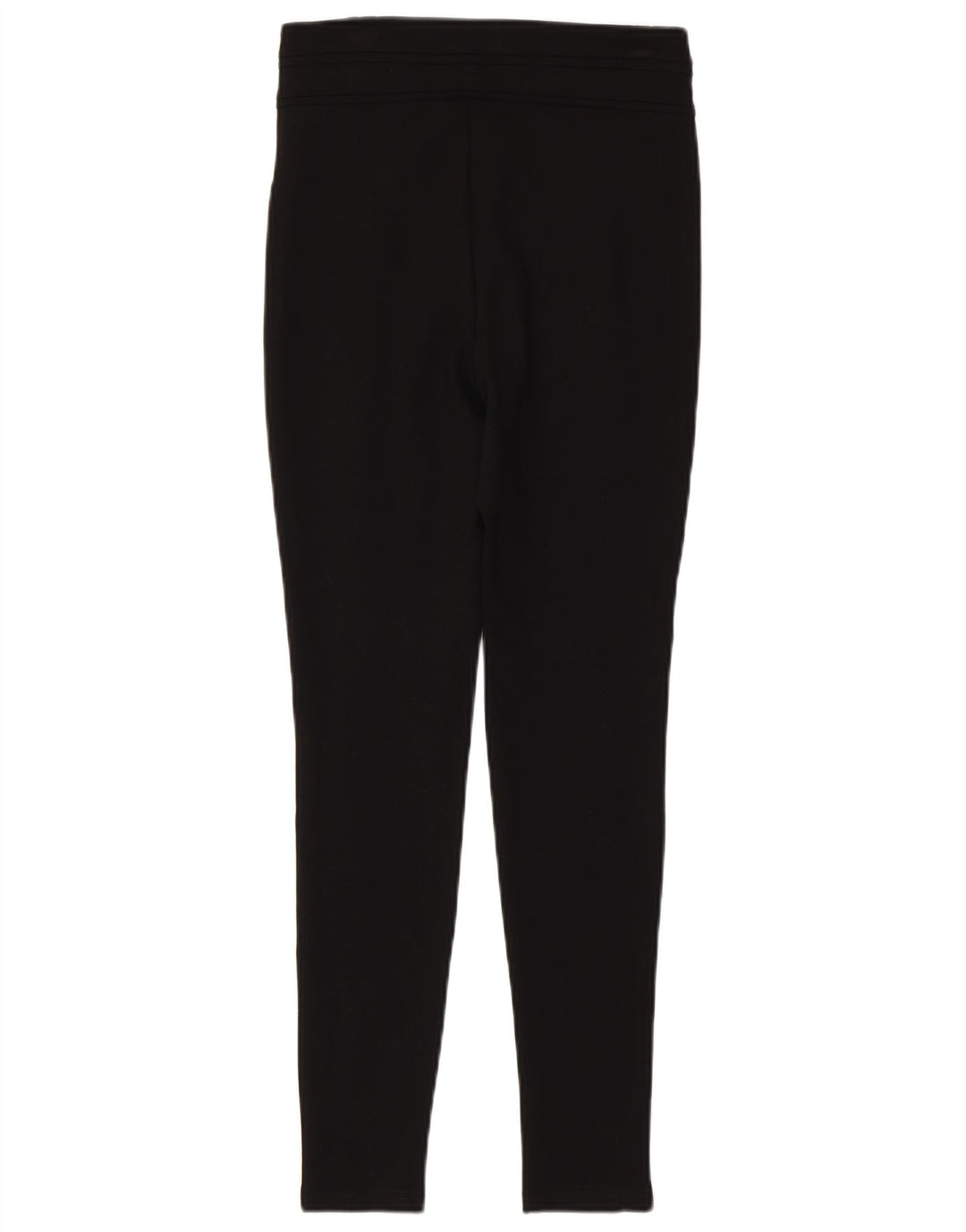 ZARA Mujer Pantalón Casual Pitillo Small W26 L27 Viscosa Negro