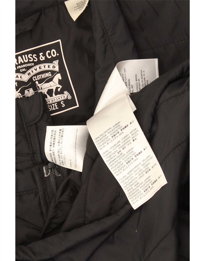 Levi's Chaqueta acolchada para hombre UK 36 Small Poliéster negro