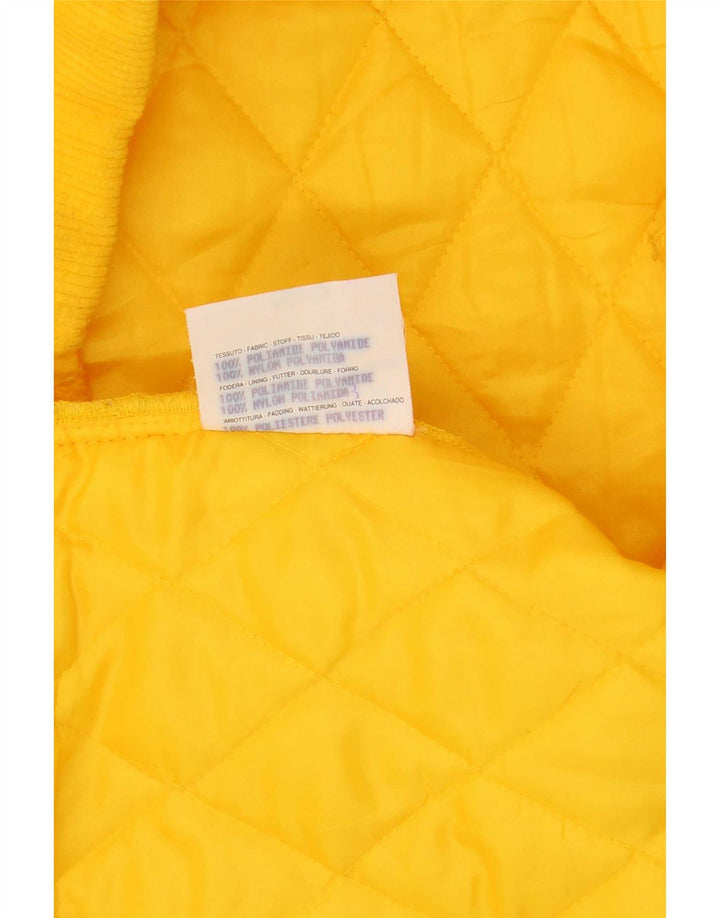 Brugi Chaqueta acolchada para hombre UK 40 Large Poliamida amarilla