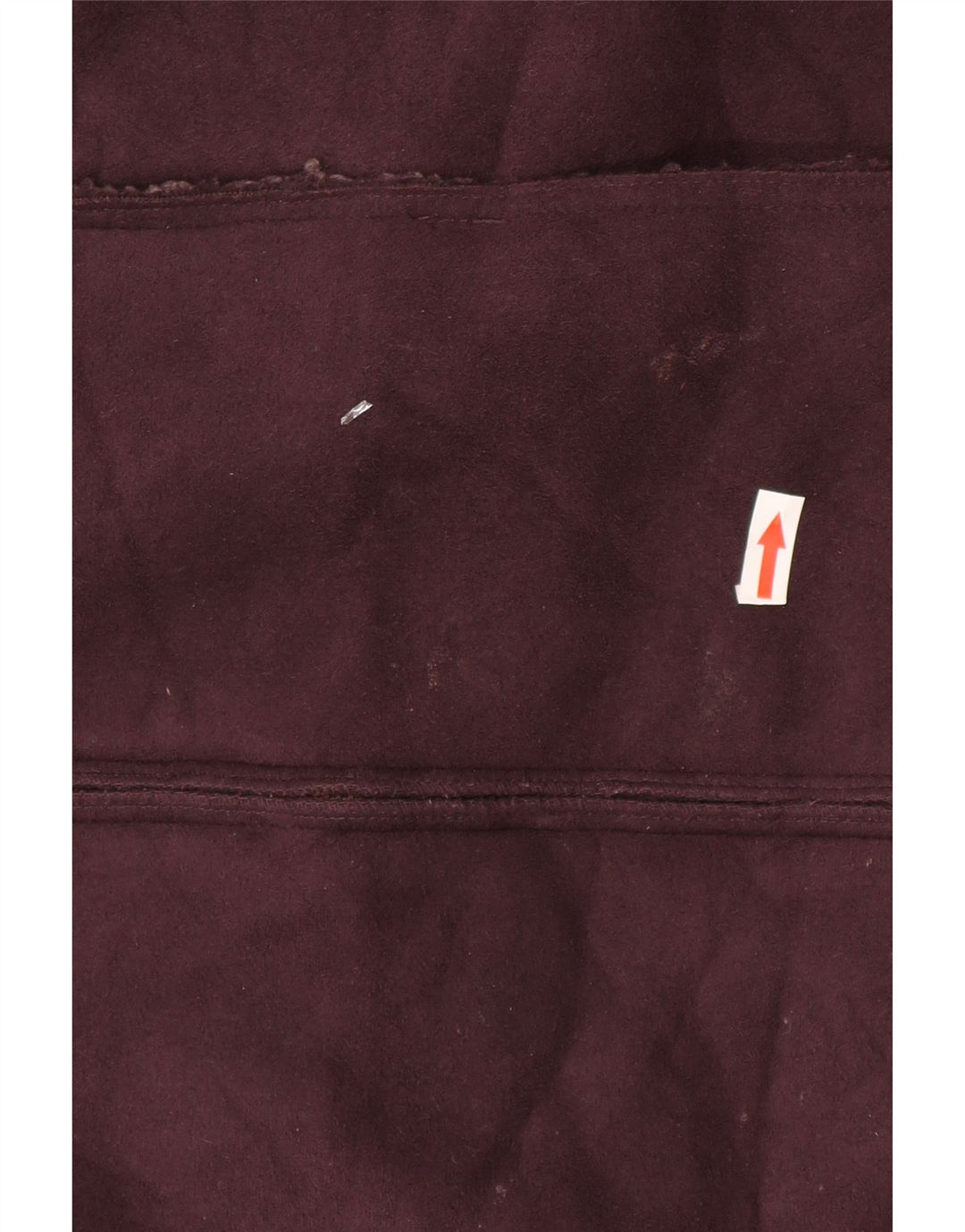 Marks & Spencer Chaleco Sherpa para mujer UK 42 Poliéster burdeos mediano
