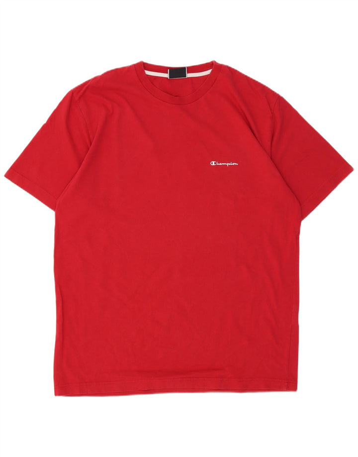 CHAMPION Camiseta Hombre Top XL Algodón Rojo