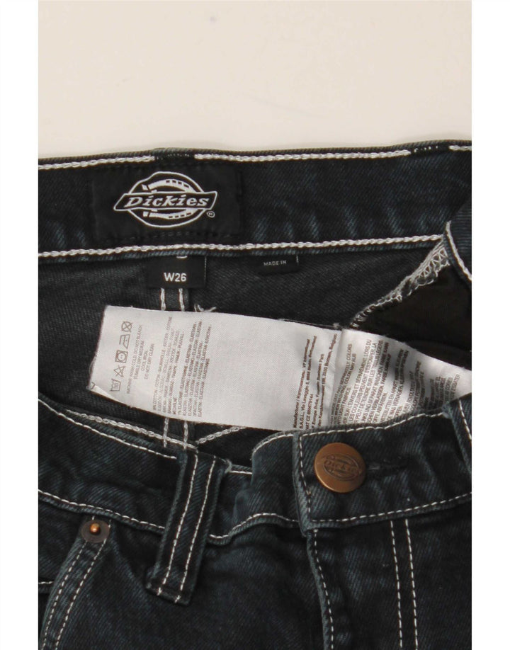 Dickies Hombre Cargo Slim Jeans W26 L28 Algodón Negro