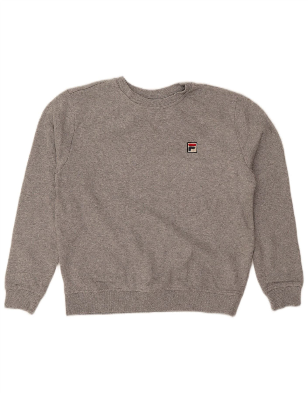 Fila Sudadera para mujer Jumper UK 44 Algodón moteado gris medio