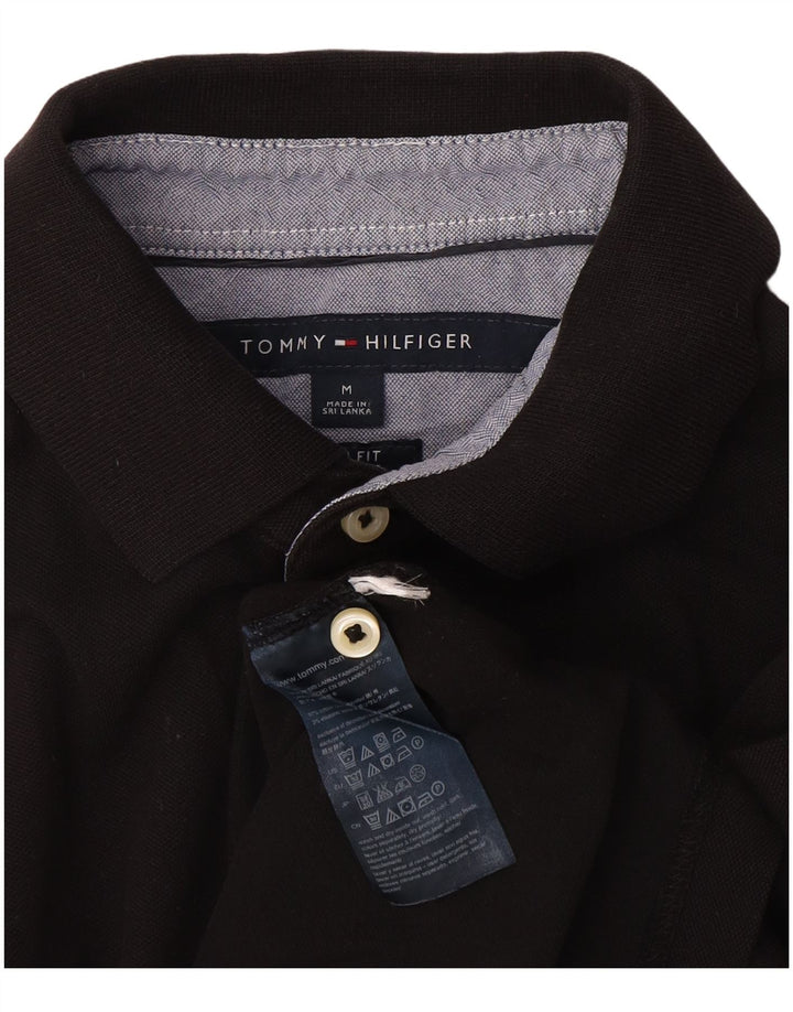 Polo Tommy Hilfiger Hombre Algodón Negro Mediano