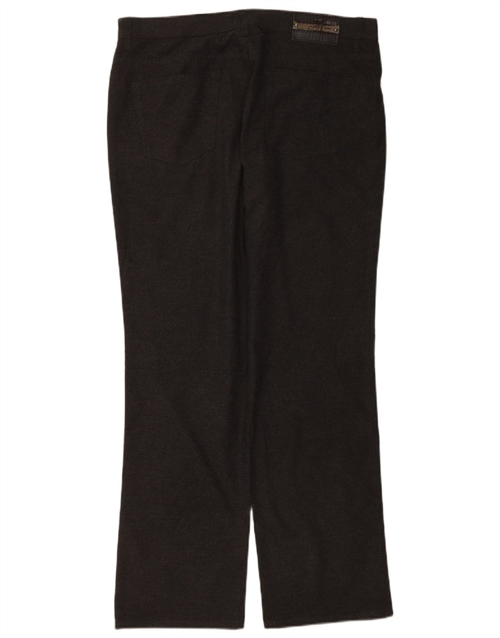 Pantalón Casual Hombre Trussardi Recto W34 L30 Poliéster Gris